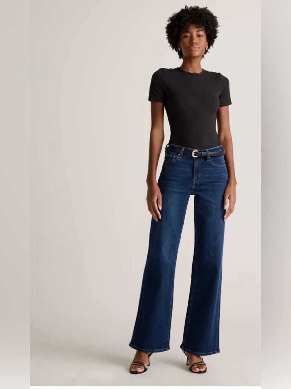 Quince Bella Stretch Wide Leg Jeans, size 29 - Picture 3 of 9